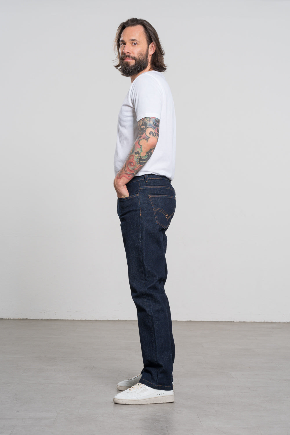 fv-Mi:lo | Straight Cut | Medium Waist | Hemp Denim