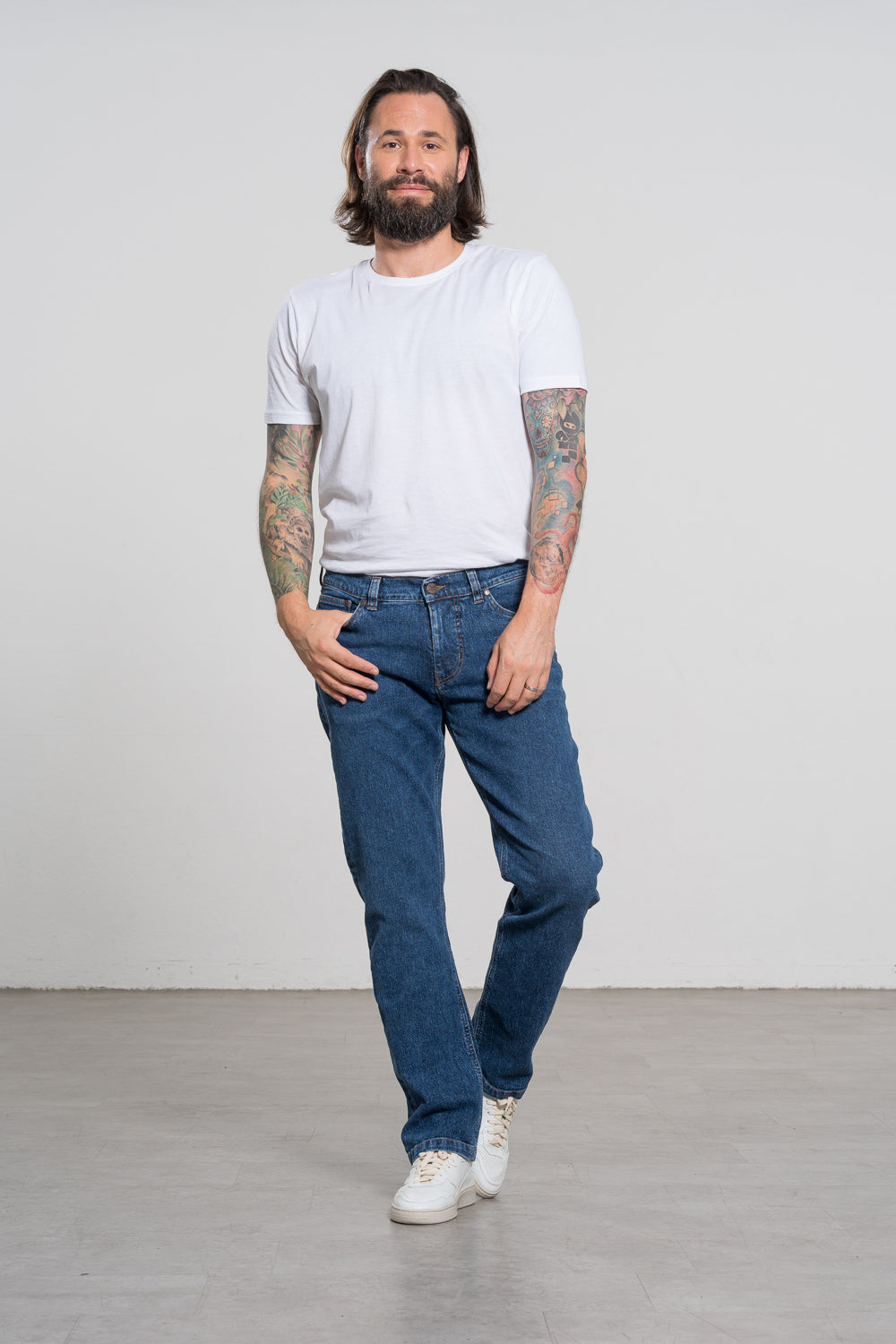 fv-Mi:lo | Straight Cut | Medium Waist | Hemp Denim I feuervogl