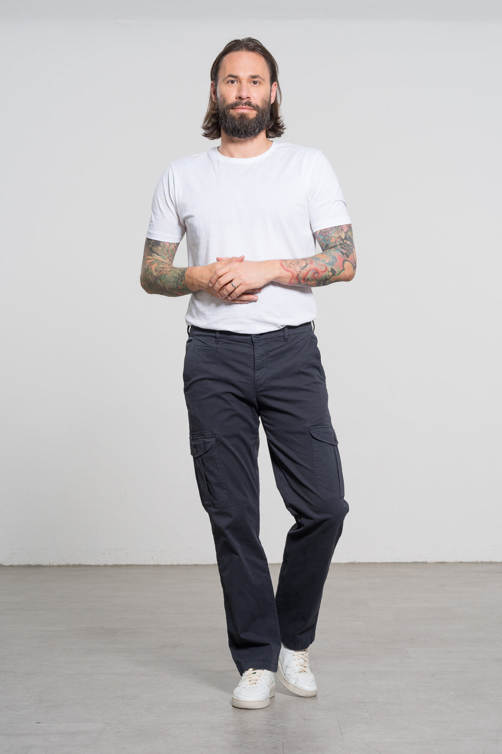 fv-Mik:ko | Cargo | Slim Fit | Soft Cotton I feuervogl