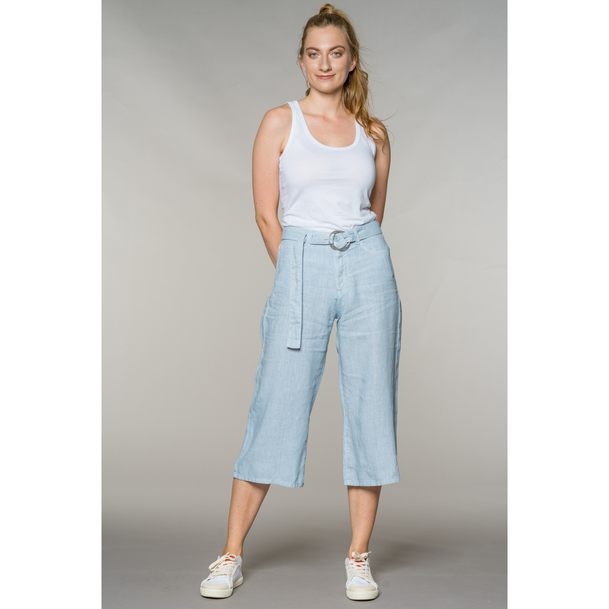 fv-Flo:rina | Wide Leg | High Waist | Culotte | Pure Linen I feuervogl