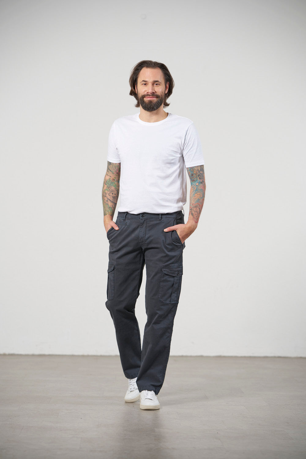 fv-Mik:ko | Cargo | Slim Fit | Soft Cotton I feuervogl