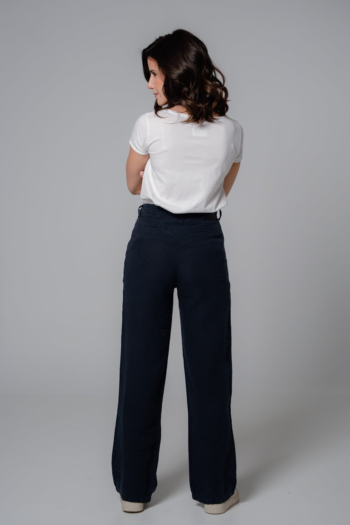 fv-Fre:ya | High Waist | Straight Relaxed | Side Zip | Linen