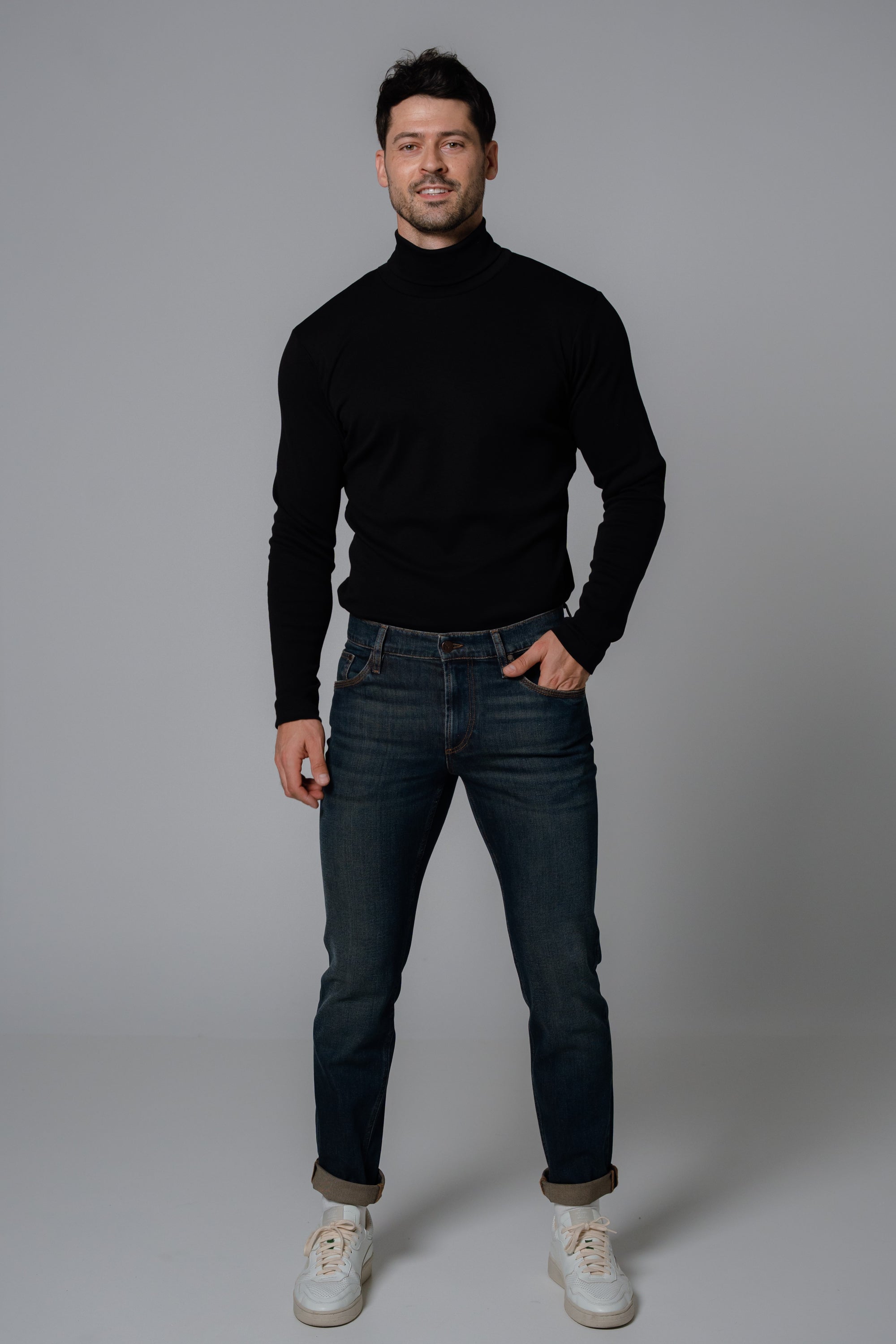 fv-Fi:nn Slim Fit | Medium Waist | Dirty Green