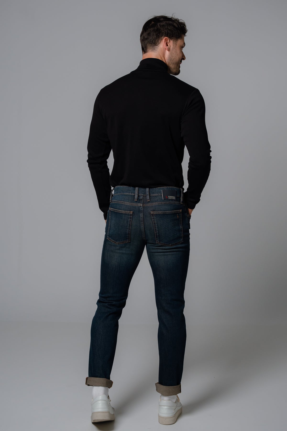 fv-Fi:nn Slim Fit | Medium Waist | Dirty Green