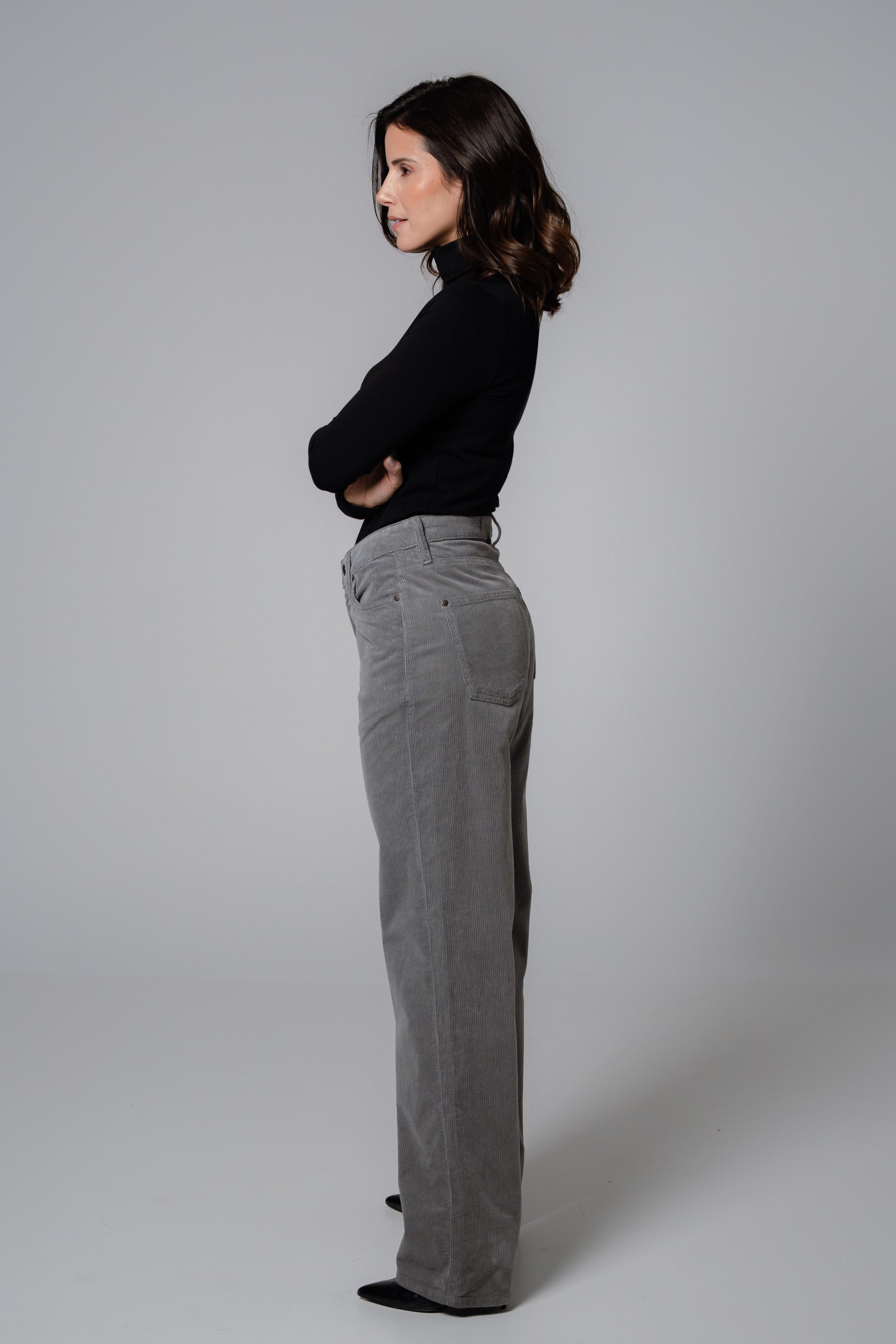 fv-Flor:ence Wide Leg | High Waist | Corduroy