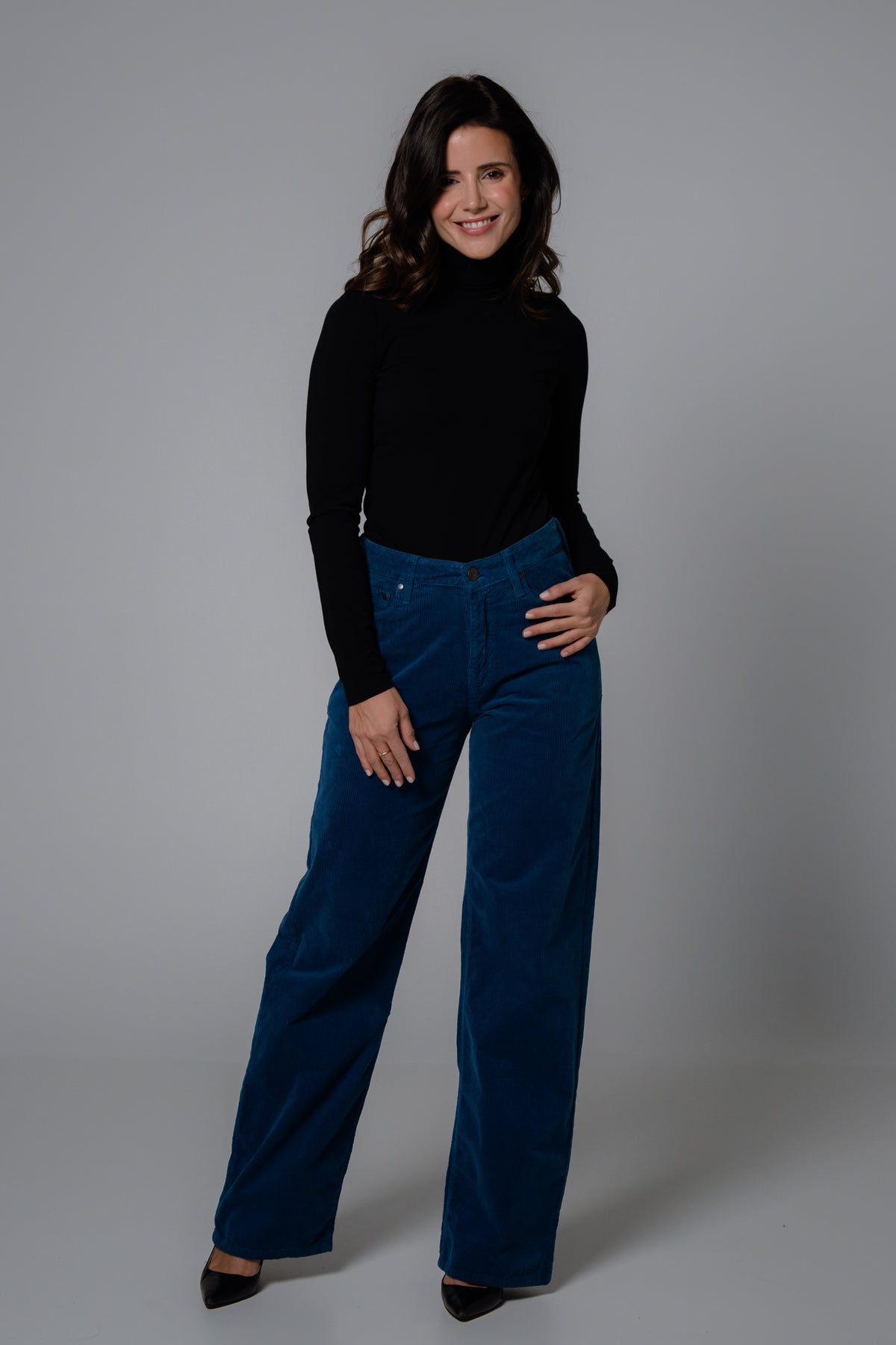 fv-Flor:ence Wide Leg | High Waist | Corduroy
