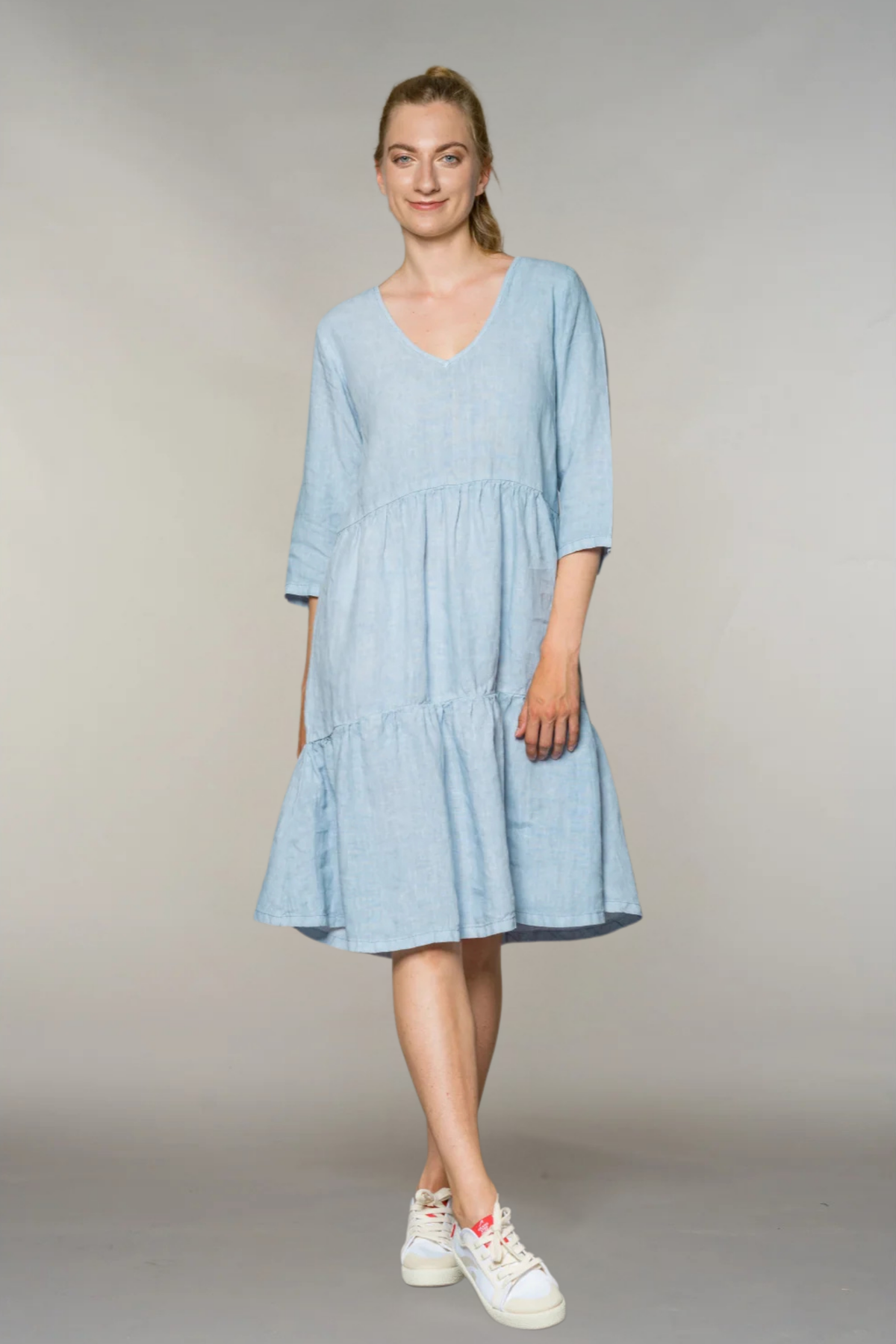 fv-Karo:lina | Midi Dress | Pure Linen