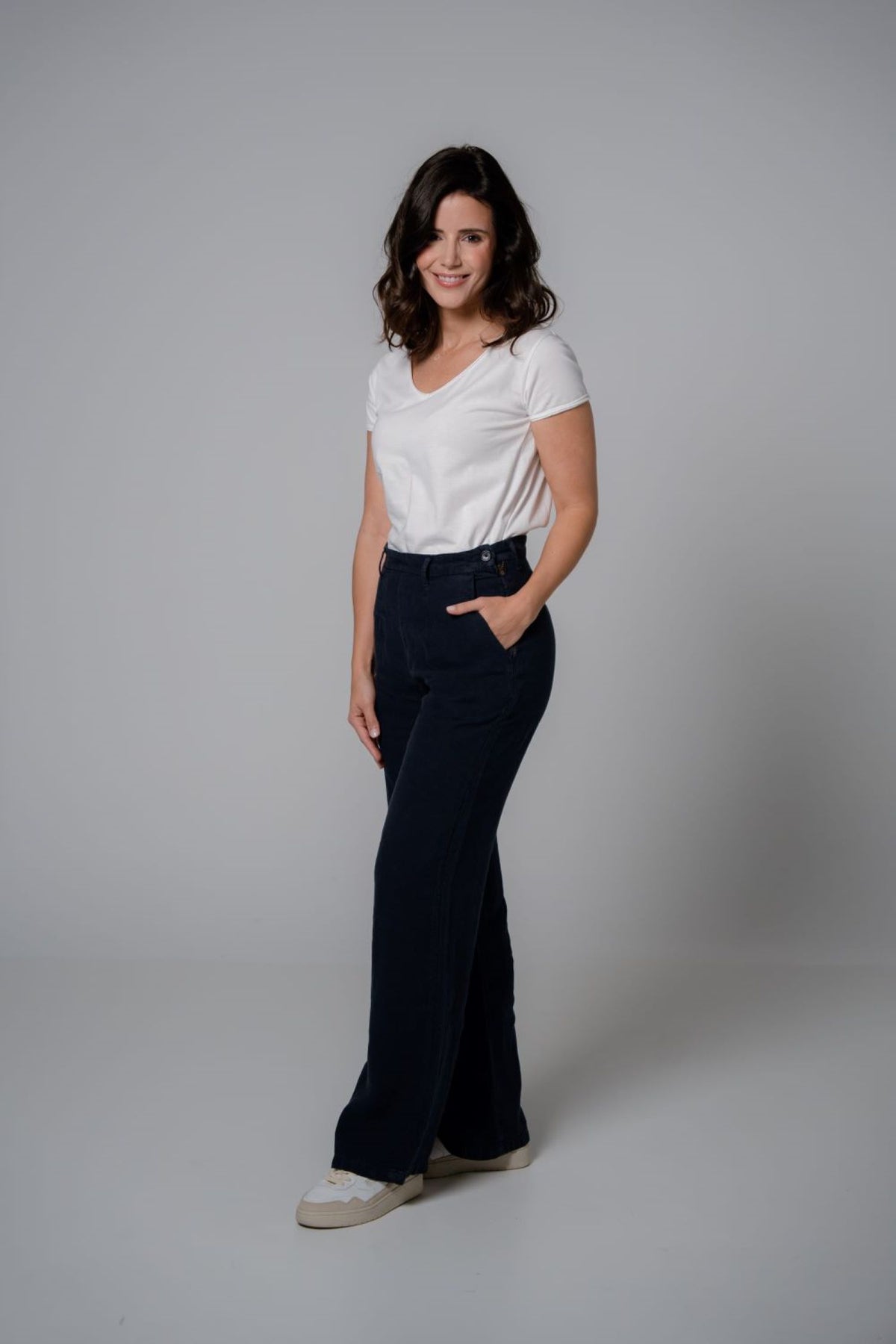 fv-Fre:ya | High Waist | Straight Relaxed | Side Zip | Linen I feuervogl