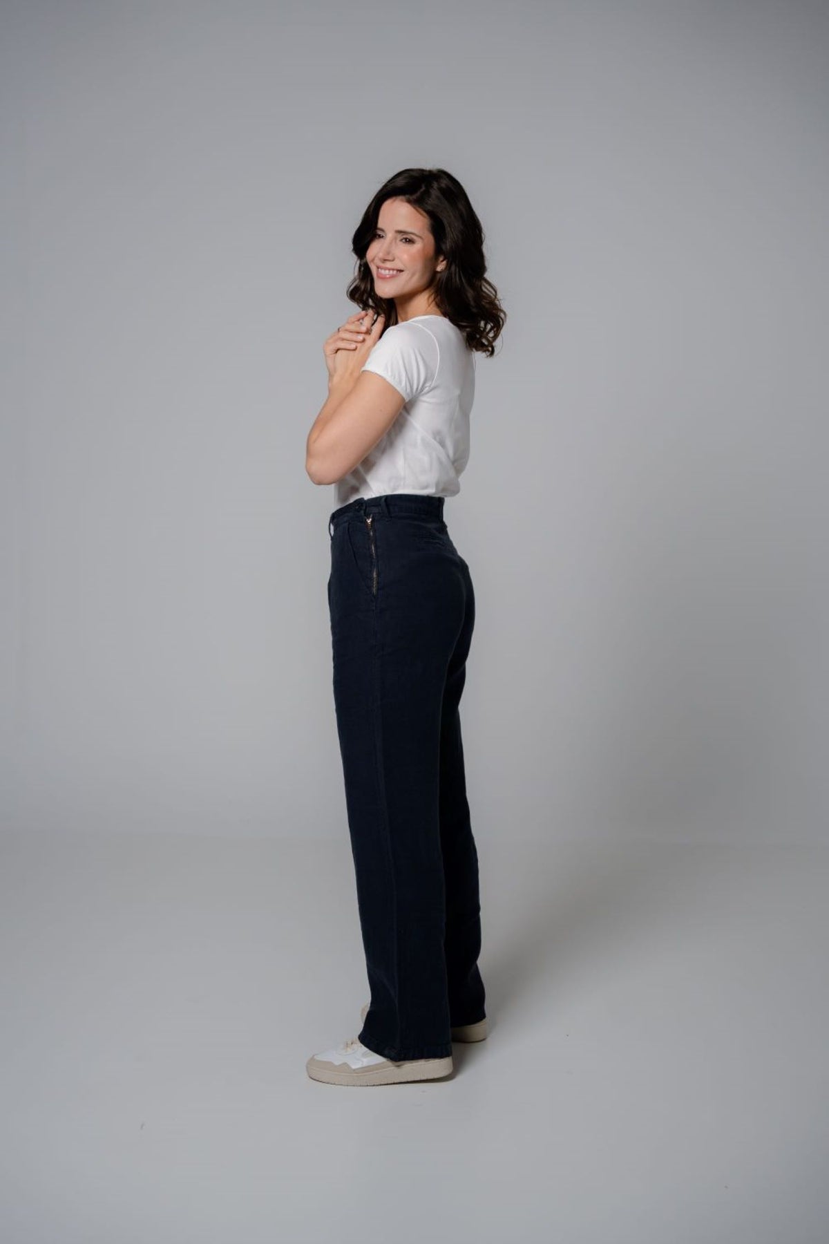 fv-Fre:ya | High Waist | Straight Relaxed | Side Zip | Linen I feuervogl