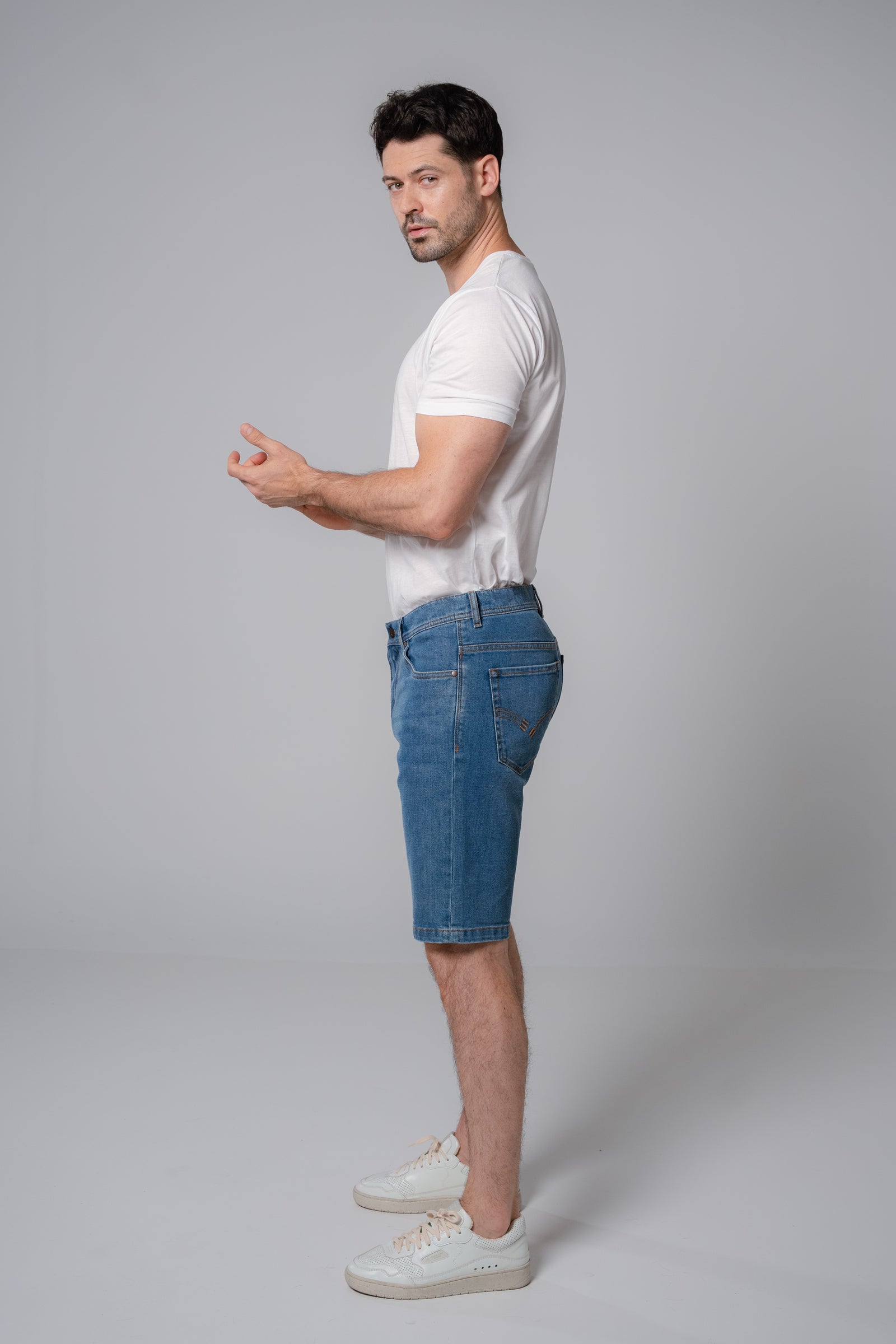 fv-Lin:us Denim Bermuda