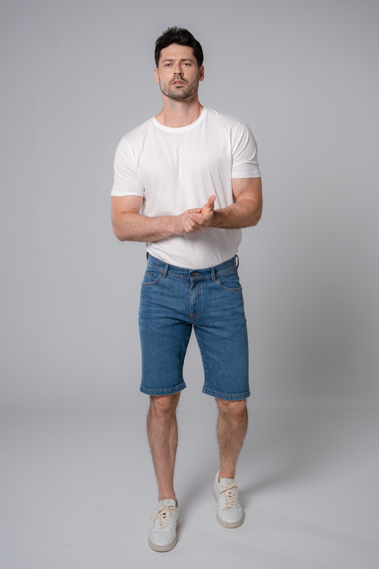 fv-Lin:us Denim Bermuda