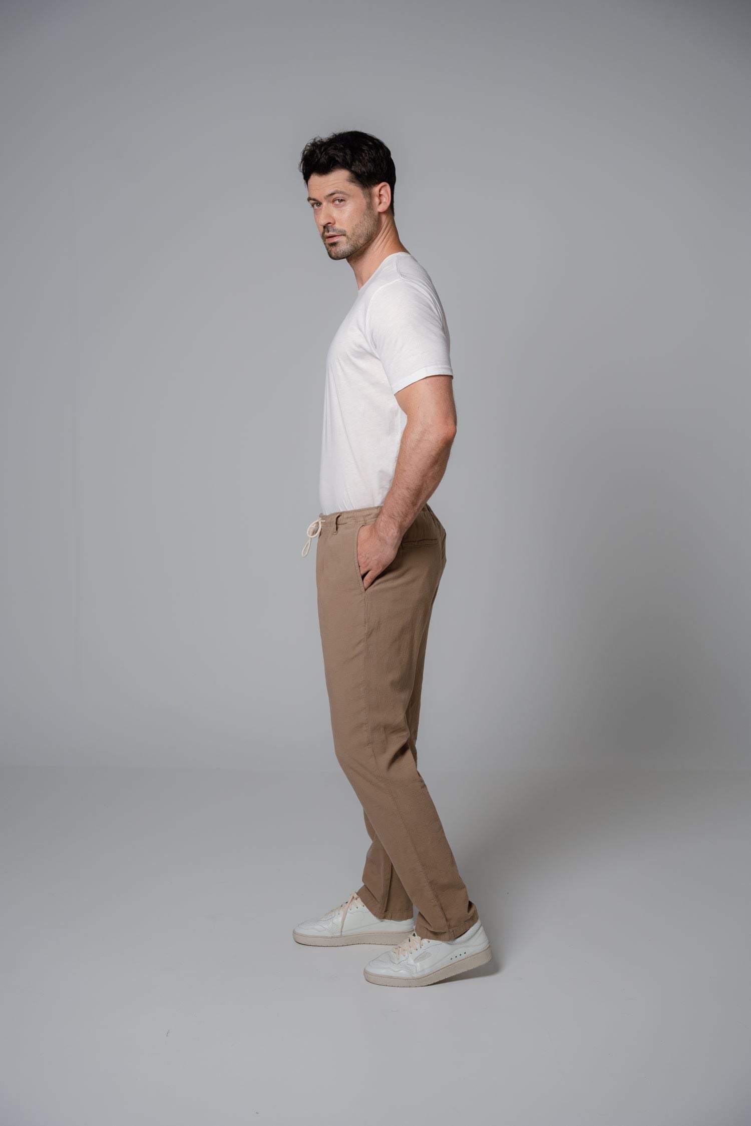 fv-Ma:ts Wide Leg | Medium Waist | Ankle | Cotton-Linen-Mix