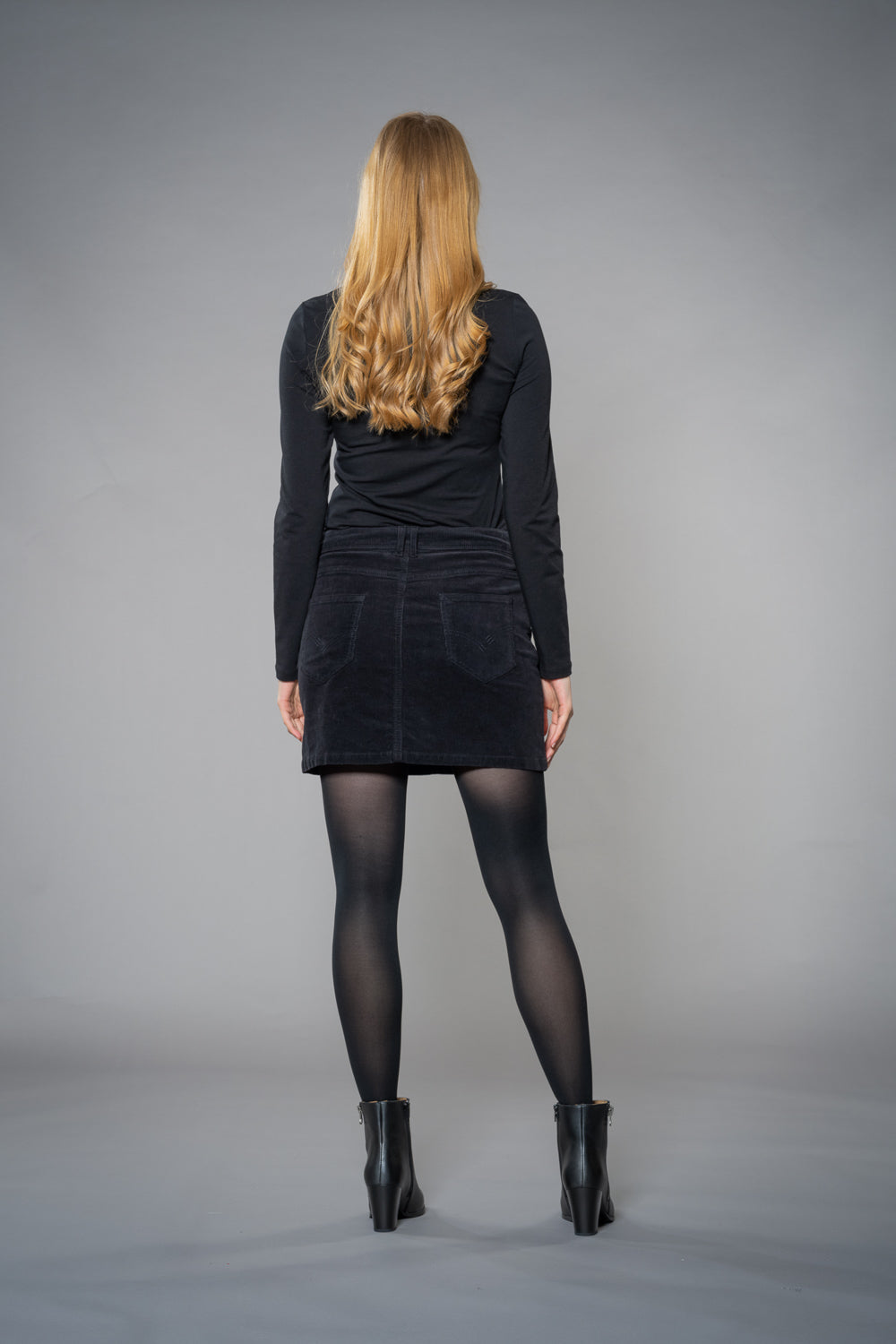 fv-Sva:na | A-shape Miniskirt | Feinkord I feuervogl