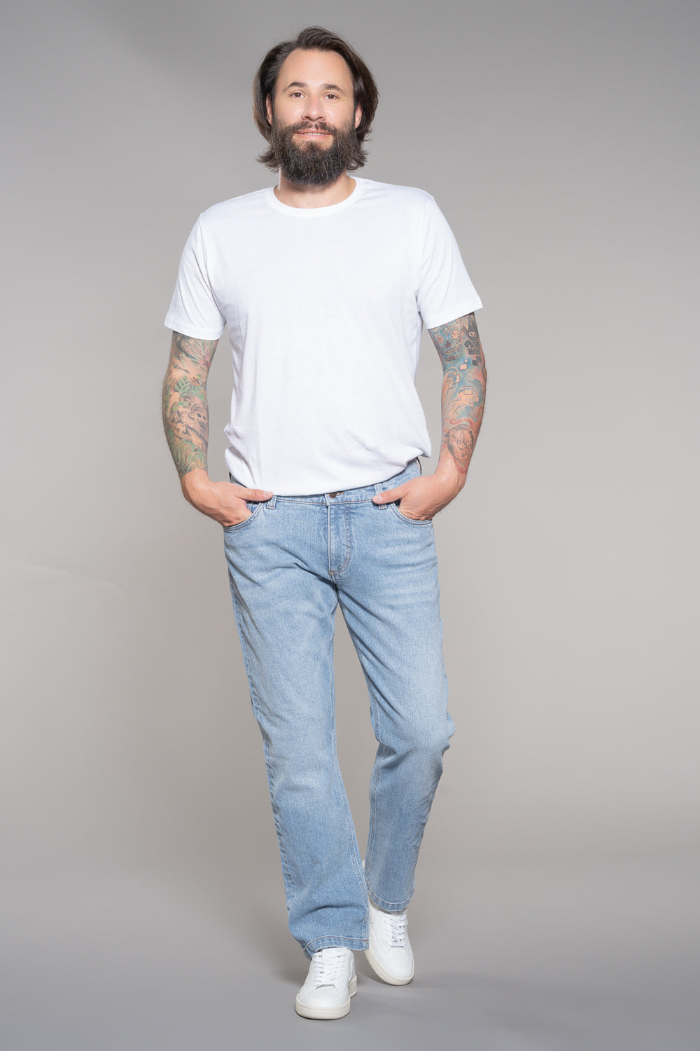 fv-Mi:lo | Straight Cut | Medium Waist | Hemp Denim I feuervogl