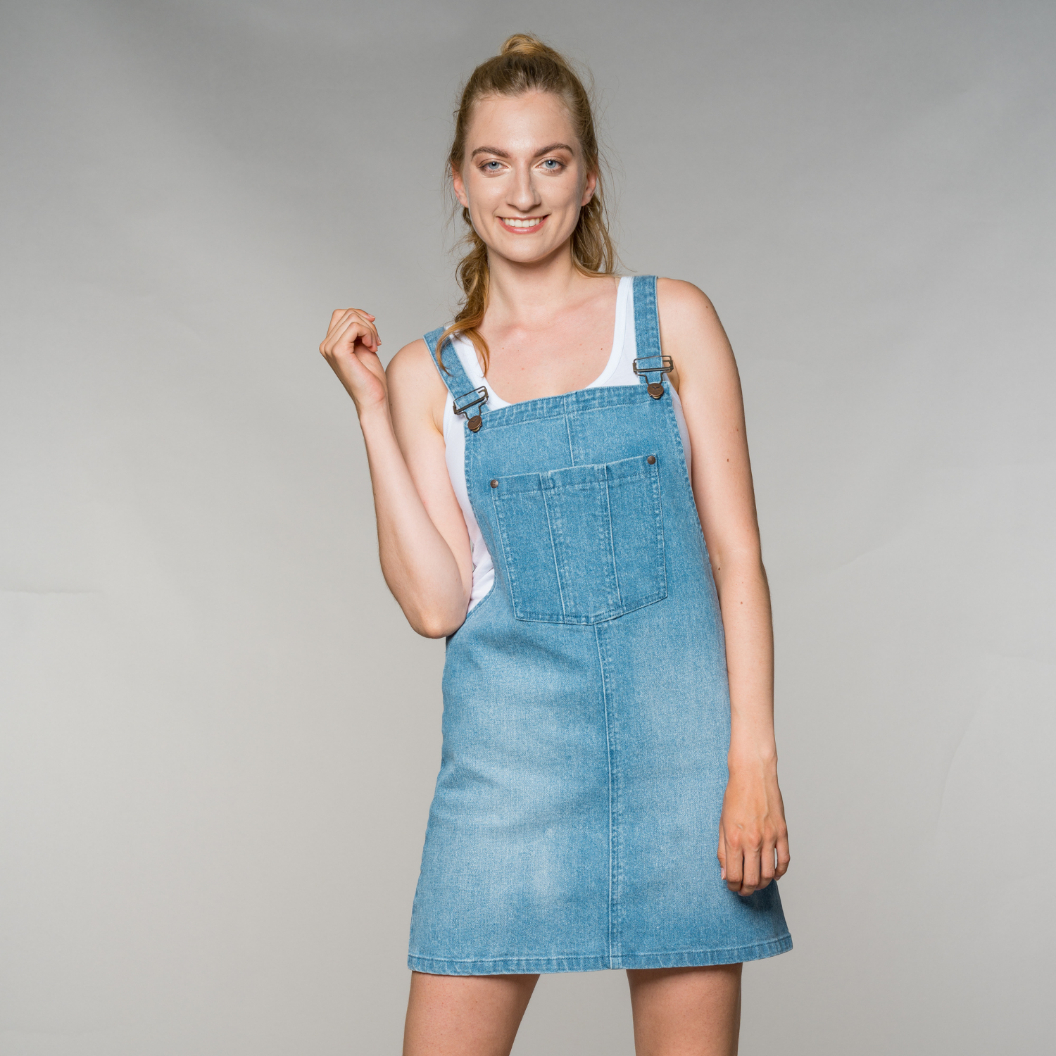 fv-Ki:ra | Latzrock | Hemp Denim I feuervogl