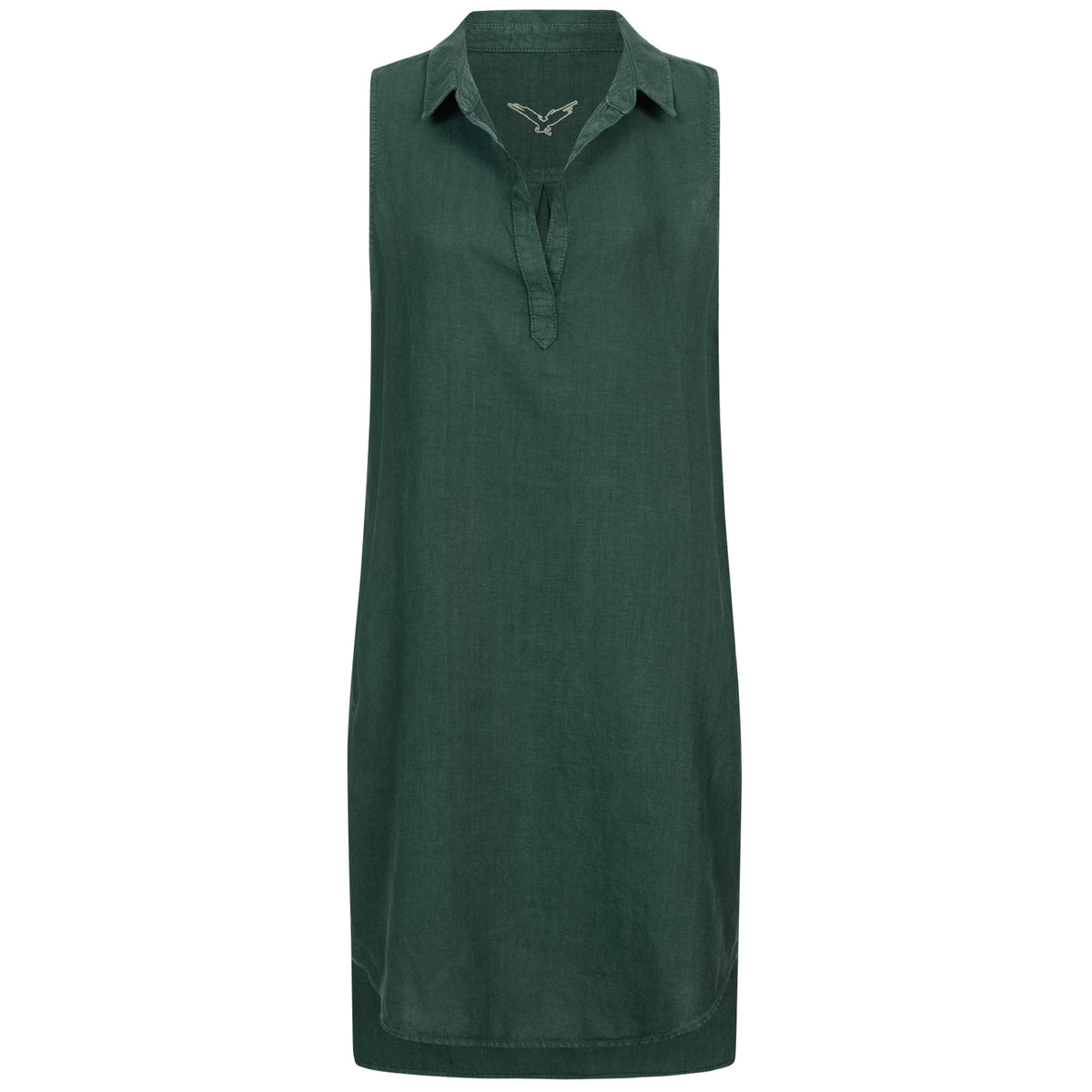 fv-Ki:ki | Shirt Dress | A-Shape | Sleeveless | Pure Linen I feuervogl