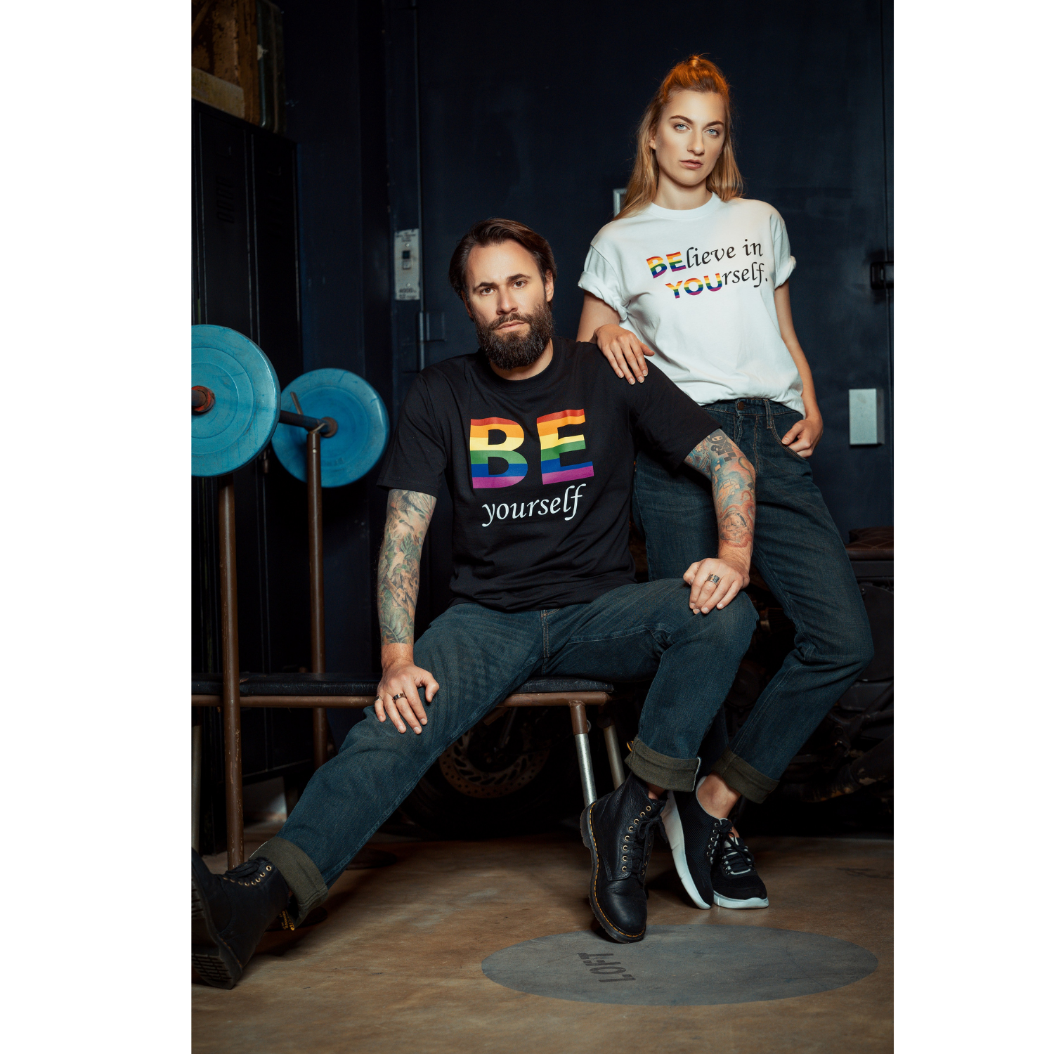 fv-Down:town | Round Neck T-Shirt | Unisex I feuervogl