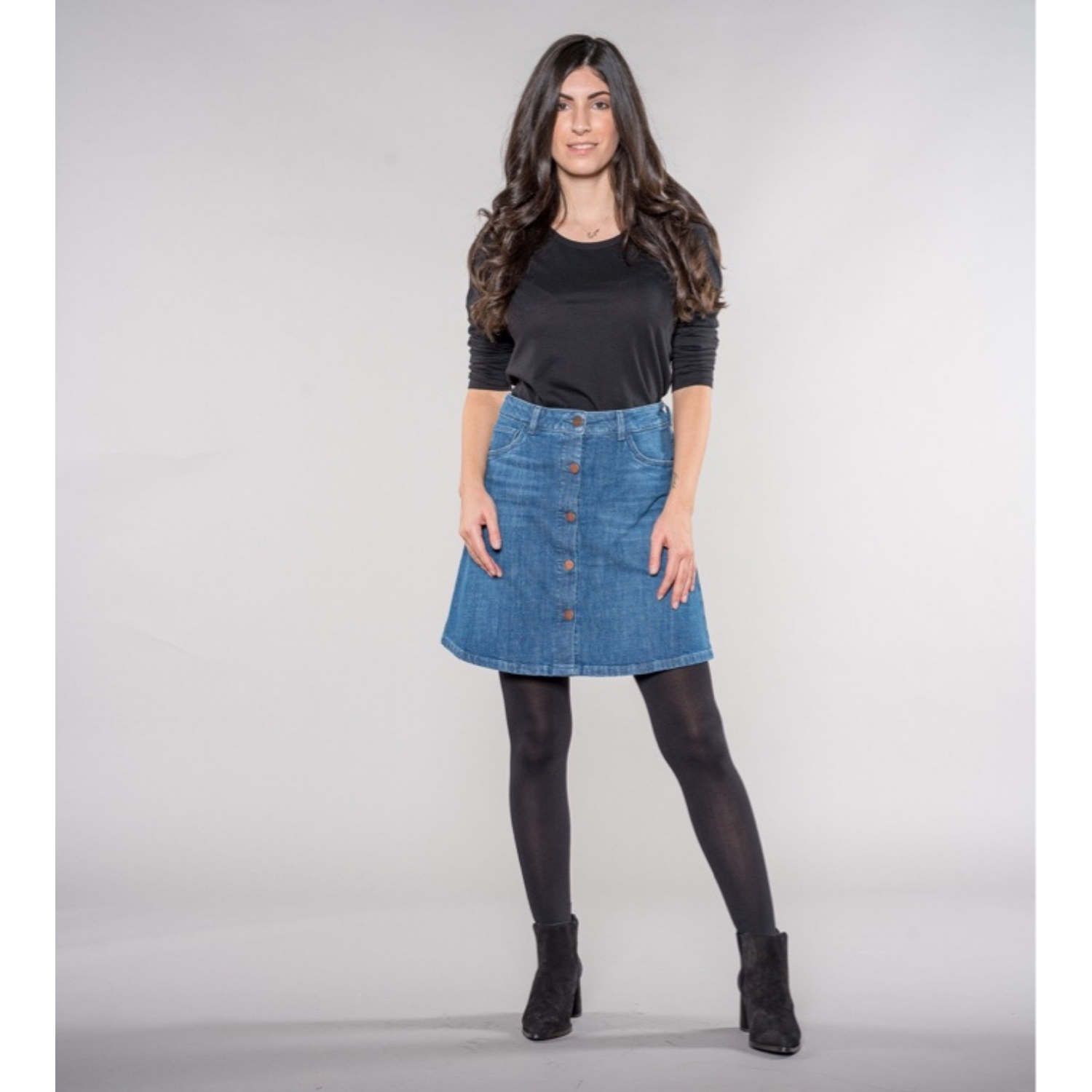 fv-Son:ia | A-shape Skirt Denim I feuervogl