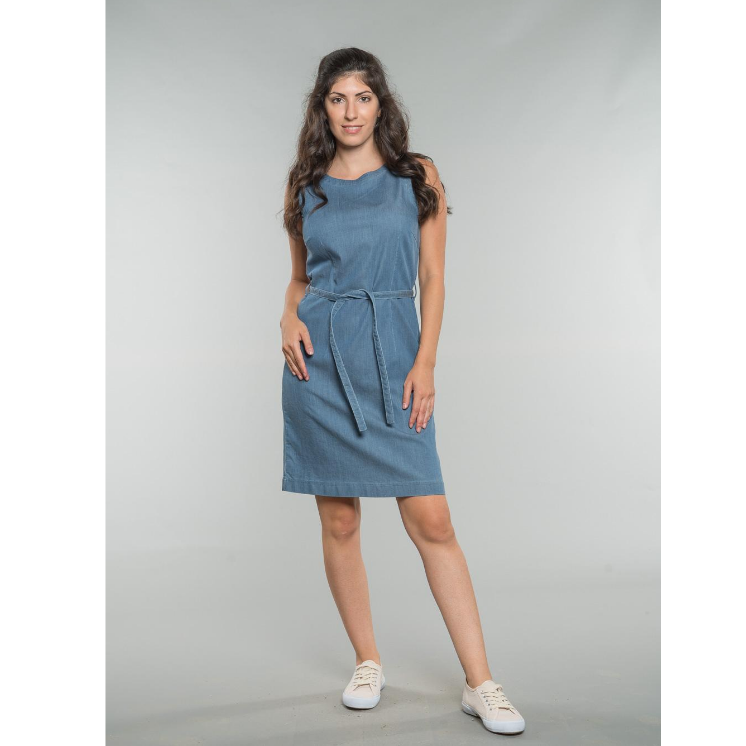 fv-Ki:m | Shift Dress | Light Denim OceanBlue I feuervogl